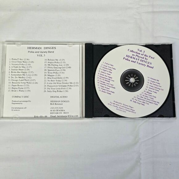 Herman Dinges Polka and Variety Band Vol. 3 CD - Picture 2 of 3
